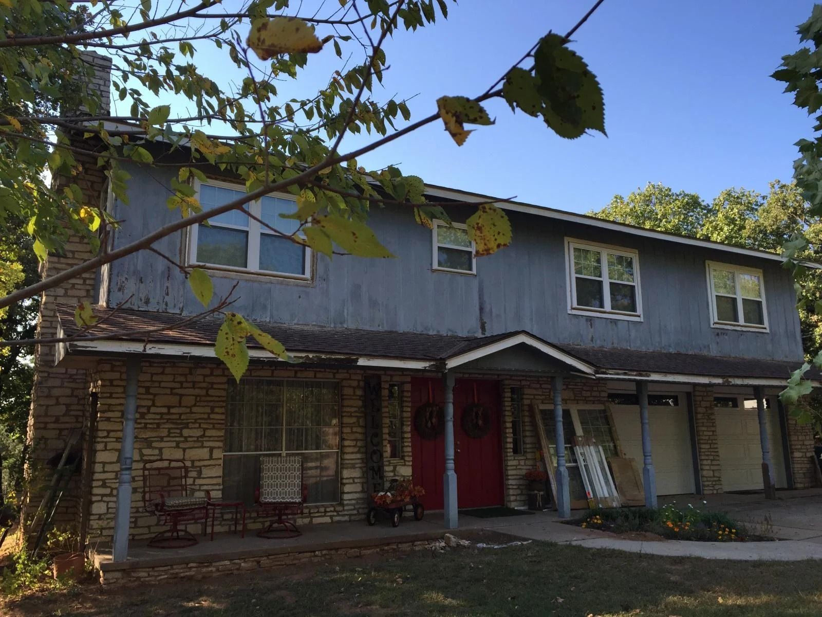 Home exterior before whole-home improvements